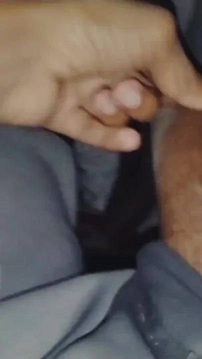 Very big dick shaking by myslef in late night Clip 1