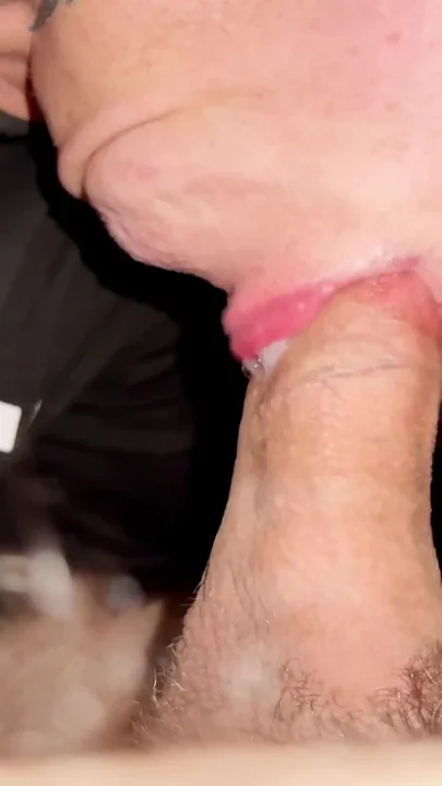 She MAKES HIM CUM Hard and KEEPS SUCKING Post Orgasm Pulsating Messy Blowjob Clip 1