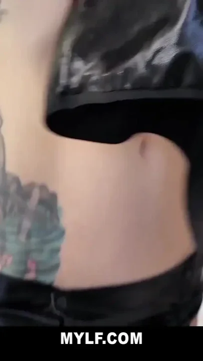 Tattooed MILF Rocky Emerson receives orders from dominating stranger