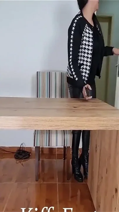 Goddess Kiffa - Foot Slave Cleans High Heels Boots