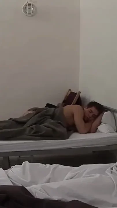 Bedtime Blonde Threesome Cock Play