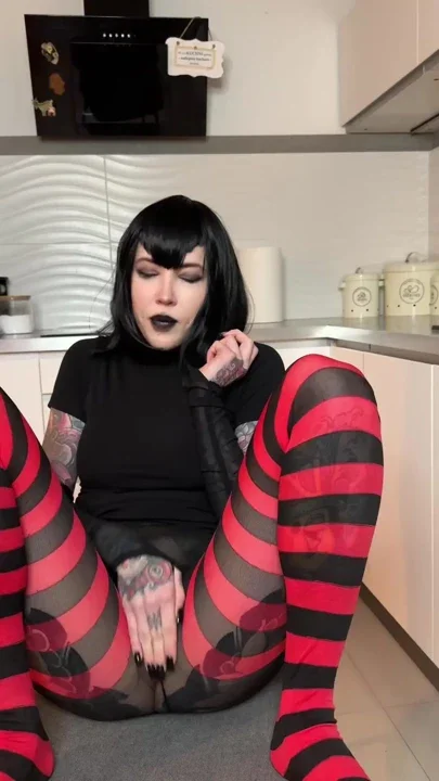 Teasing myself through these stockings are you watching close