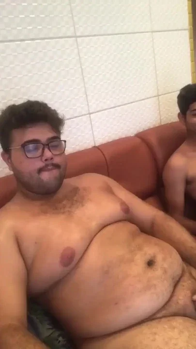 Stepcousin Gives Blowjob to Fat Gay Amateur