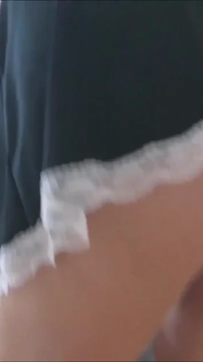 POV Finger Fucking in French Maid Cosplay Roleplay Orgasm
