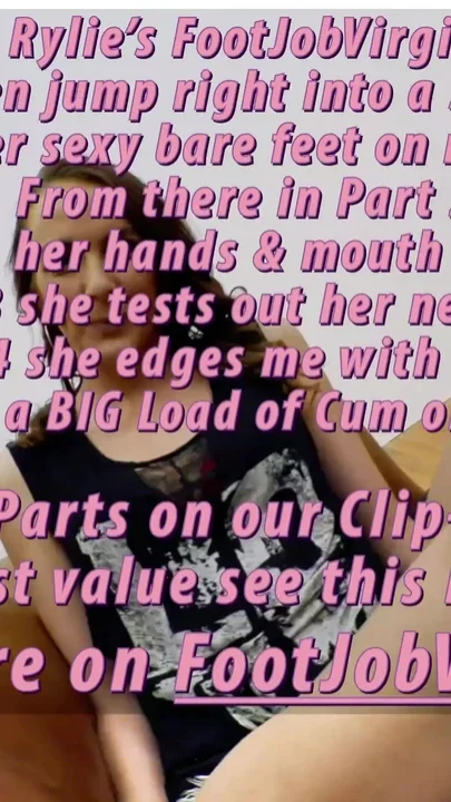 Tall leggy MILF first footjob part 2 Minutes 10-30 socks off barefoot edging toe
