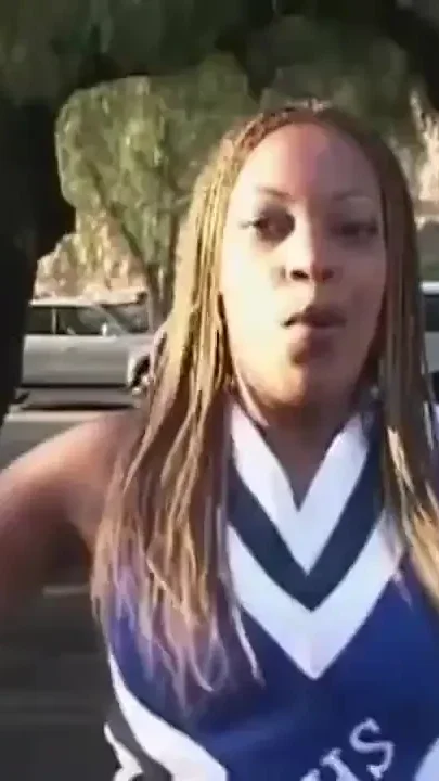cheerleader pounded outdoor