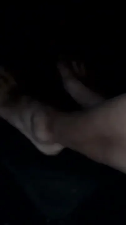 In my car touching myself for you