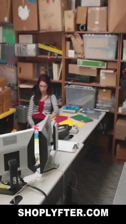 Tiny Teen Naiomi Mae Caught Shoplifting and Taken for Strip Search