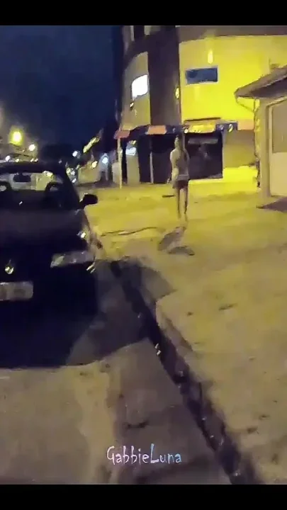 Breakfast in the Street 18 Year Old Bitch Blowjob Me for Free in the Middle of