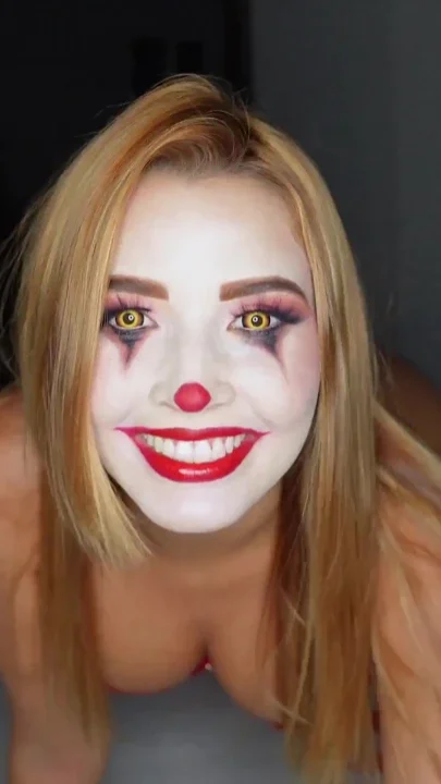 Agatha Vega Dressed as a Creepy Clown Gets Fucked Hard by Christian Clay