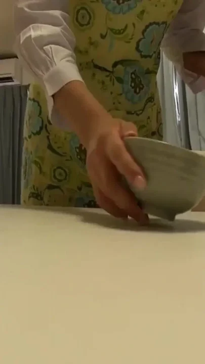Apron and Morning Tension - Pressed Close From Behind a Reaction She Could Not