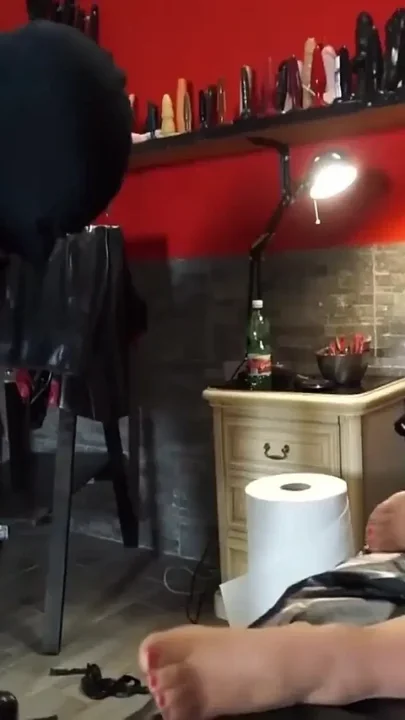 Mistress Gaia Femdom Dungeon Foot Domination