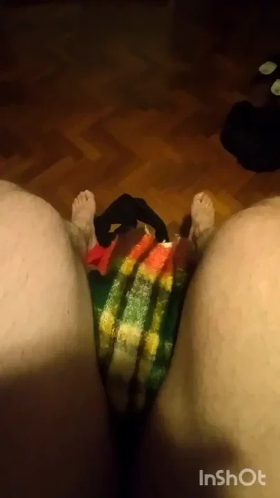 my big muscular legs and my sweet little cock