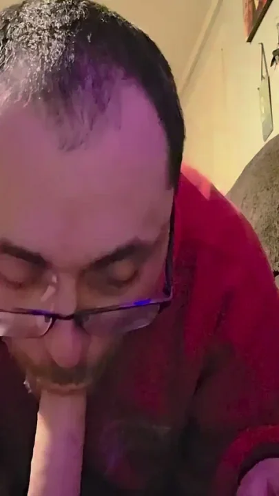 Me Blowing My Dildo