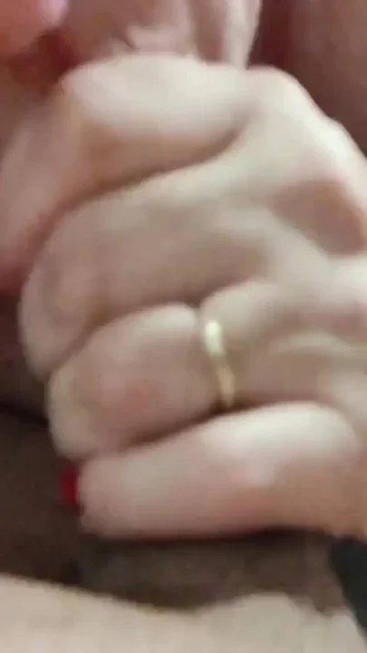 I suck his dick until he cums in my mouth and throat POV blowjob