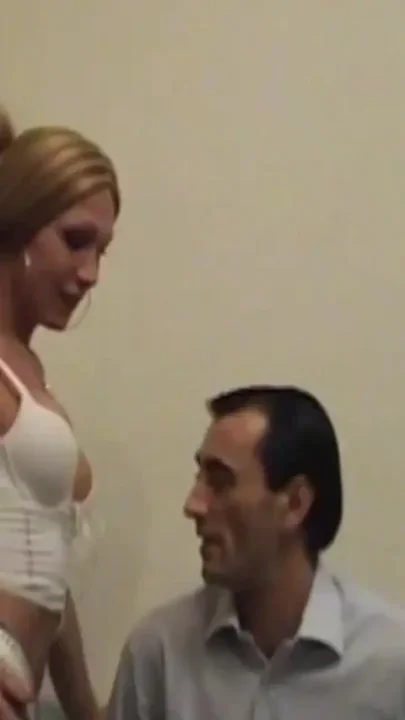 Threesome with 2 Men for This Shemale with a Perfect Ass and a Hard Cock