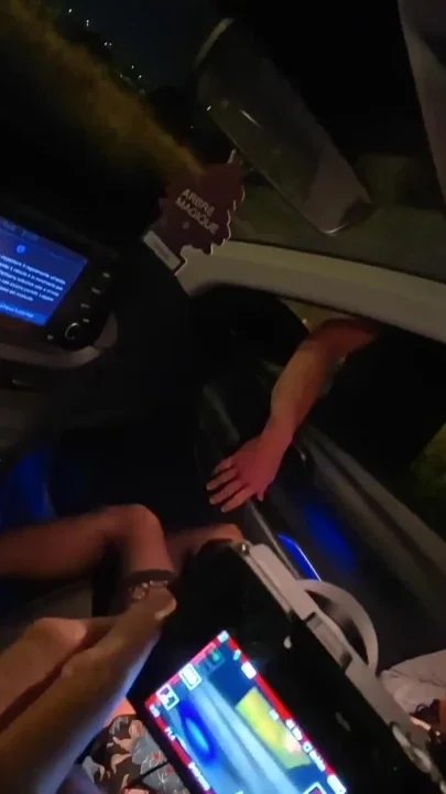 Real amateur THREE COCKS in a parking My FIRST CAR SEX experience turns into a