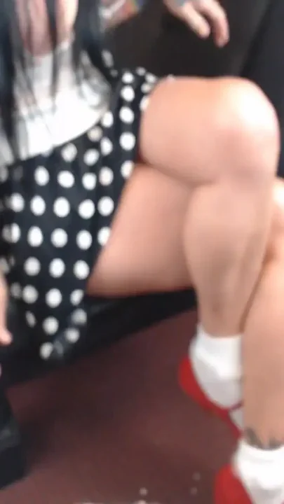 Sexy closeup double crossed legs socks