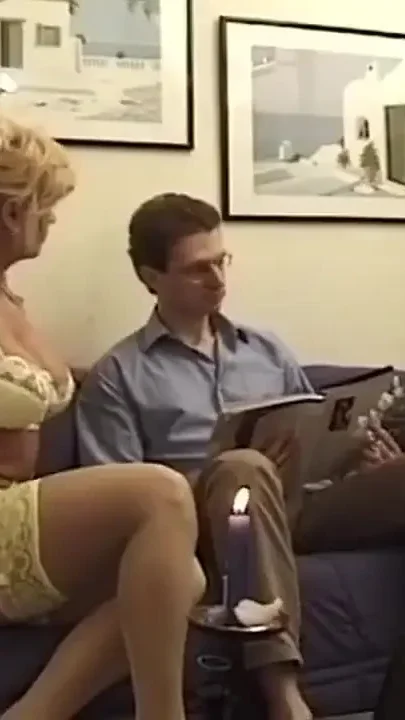 Hot Blonde Wife Teresa Yellow Lingerie Anal Cuckold