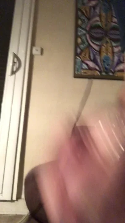 Ladies look at View of my swollen glans and stiff cock With a fat creamy spittle