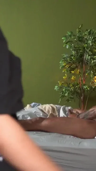 Busty girl barges into her stepbrother's room without warning They fuck her like