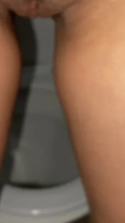 Close-up peeing compilation in public toilets Showing dirty pads POV Clip 2