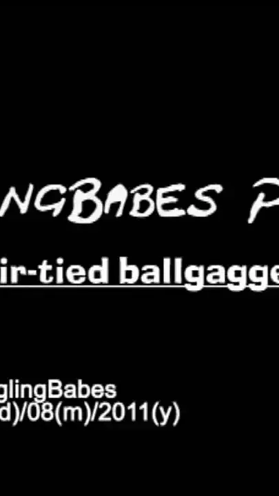 Samantha chair-tied ballgagged tit-grabbed