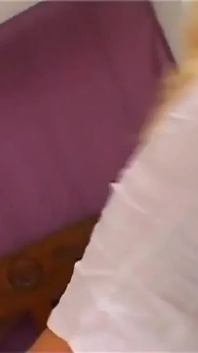 Ana Ros Sexy Blonde Babe Stripping on the Bed