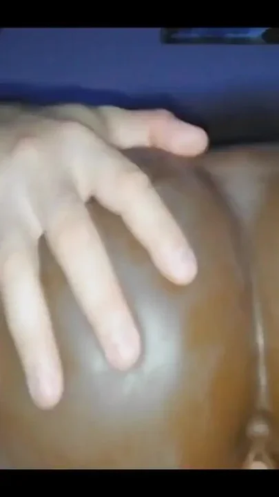 Creampie in rubber sextoy's ass