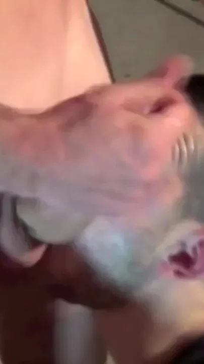 French slut used by xxl cock with mask
