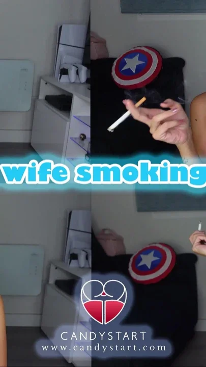 Cheating Wife Smoking and Facial