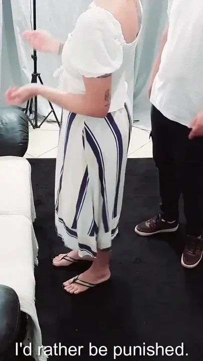Slap and deepthroat with the maid Clip 1