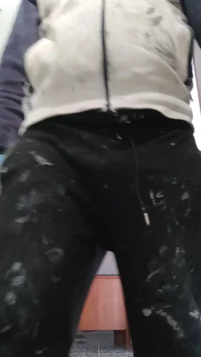 Horney cock flashing pee