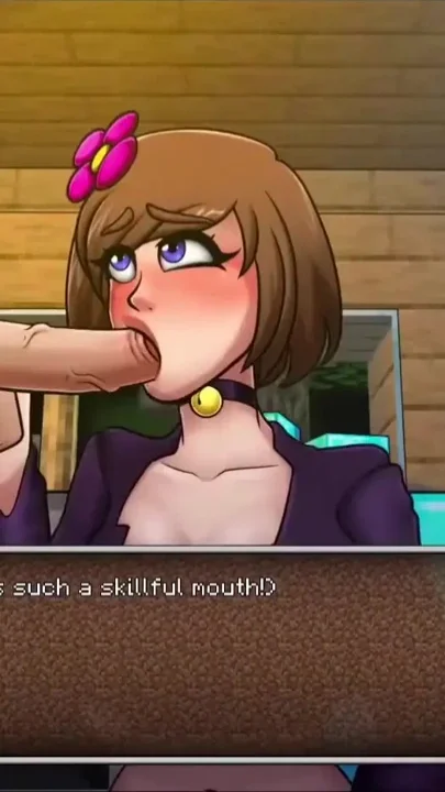 HornyCraft Minecraft Parody - Steve Gets Sloppy Deepthroat Blowjob from Jenny