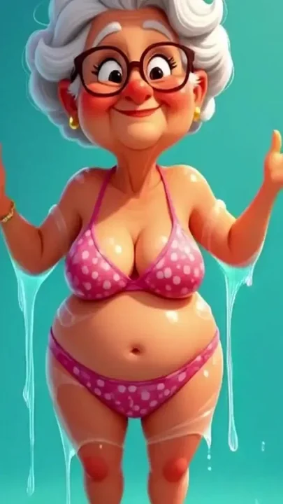 Granny Animation Sticky Mess