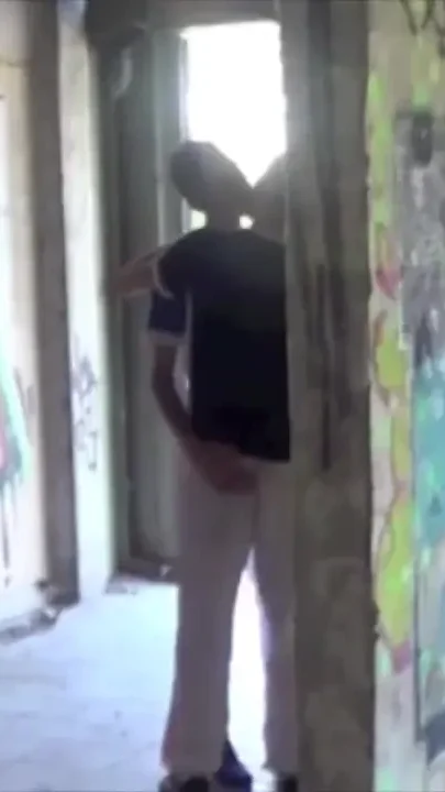 Sex humliation outdoor with dude in sneaker