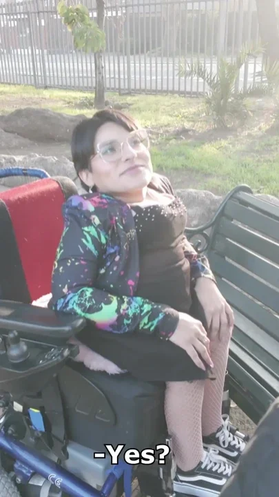 Exotic Wheelchair Cripple Slut Gets Pick up in Public Clip 1
