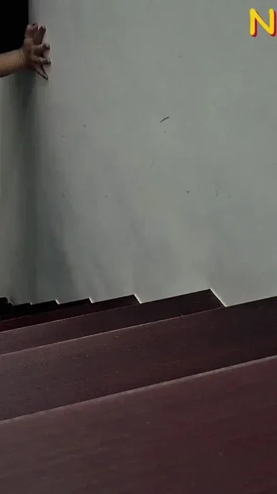 Stairway Quickie After a Rough Day Clip 1