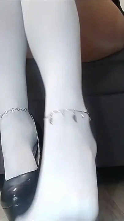 78 White Nylon Fetish