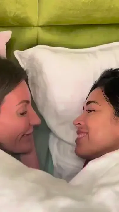 Lesbian Wake up Good Morning Scissoring Vid with Anouk