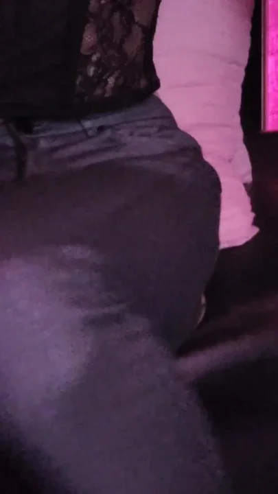 Fuck My Jeans Open Ball Red Thong Red Stiletto Heels