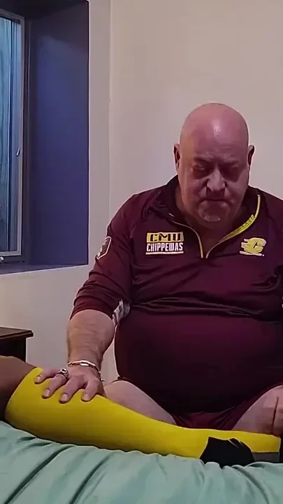 Coach Gives Player a Foot Massage and so Much More