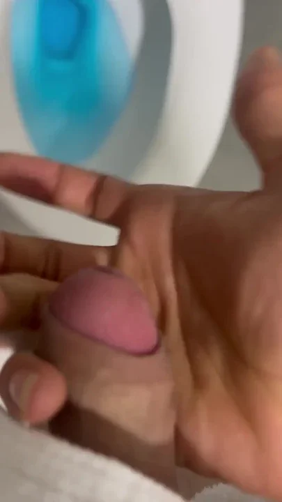 The young man escaped into the bathroom to relieve his needs Clip 1