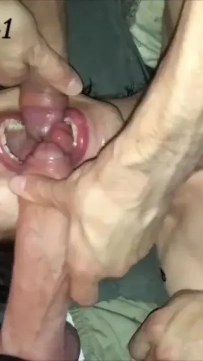 Piss creampie for Germain by XXL cock