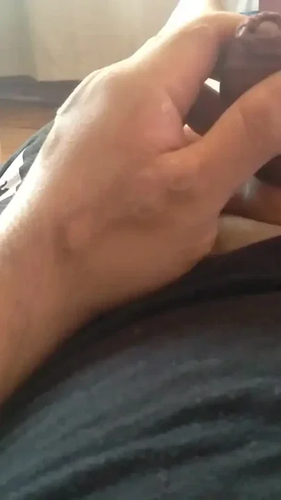 boy shows his sweaty big dick Clip 2