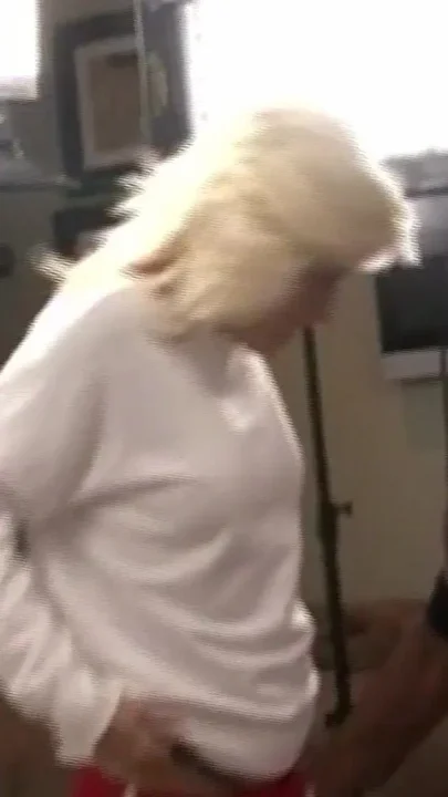 BBC Fists Mature Blonde's Stretched Pussy Dripping Wet