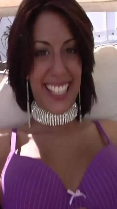 Stunning brunette slammed and splattered with cum