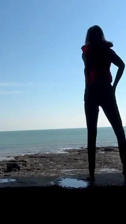 Lifejacket and Jeans on the Beach
