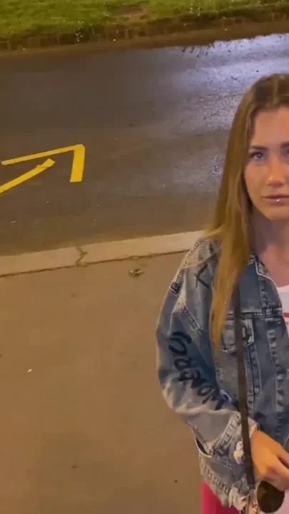 Blowjob on the Street of Budapest