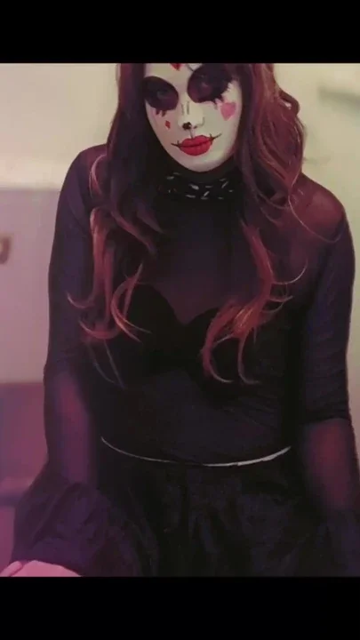 Tranny sits on the toilet